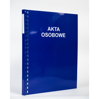 Teczki do akt osobowych bindowane wewnętrznie T-03 czarna