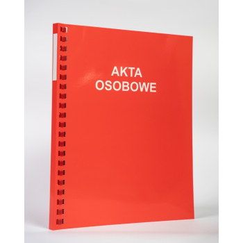 Teczki do akt osobowych bindowane wewnętrznie T-03 czarna