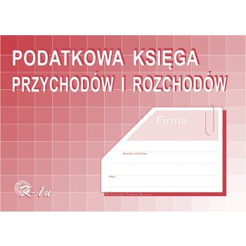 K-1U Podatkowa księga przychodów i rozchodów